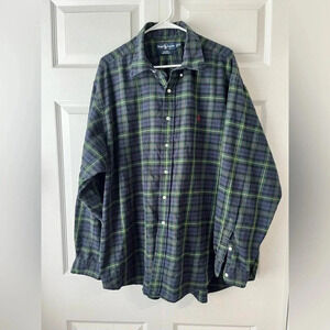 Ralph Lauren Blake Button Up Plaid Shirt XXL